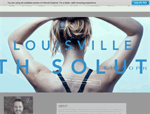 Tablet Screenshot of louisvillehealthsolutions.com